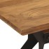 Banco de comedor madera maciza acacia y acero 110x40x46