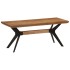 Banco de comedor madera maciza acacia y acero 110x40x46