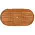 Juego de comedor para jardín 5 pzas madera maciza de