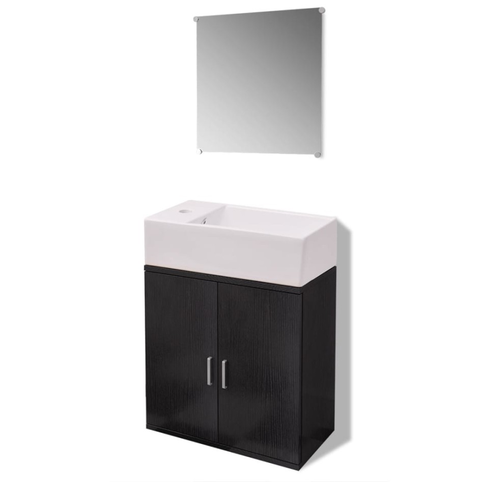 Conjunto de mueble y lavabo 3 piezas
