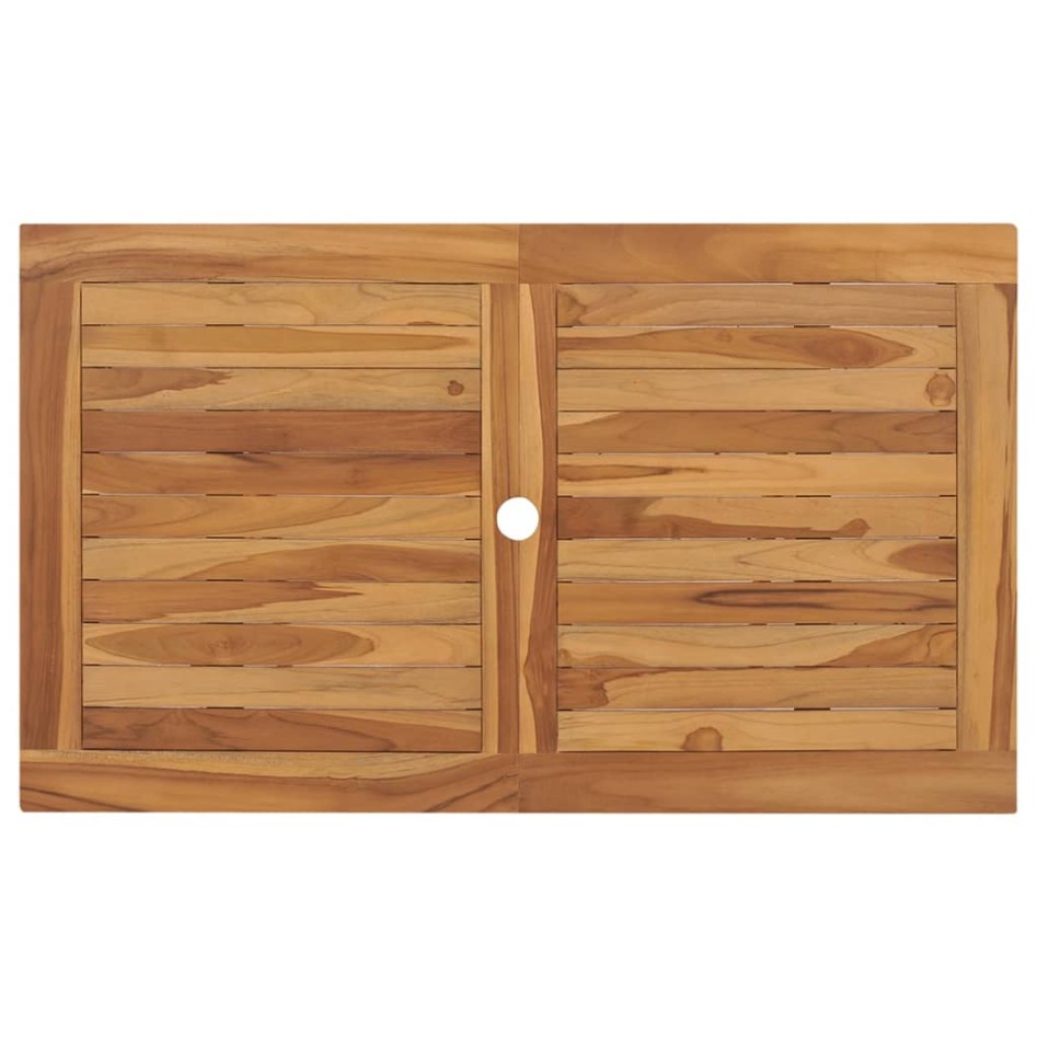 Juego de comedor para jardín 7 piezas madera maciza