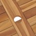 Juego de comedor para jardín 7 piezas madera maciza