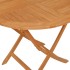 Juego de comedor para jardín 5 piezas madera maciza