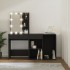 Tocador con LED y armario madera contrachapada