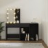 Tocador con LED y armario madera contrachapada