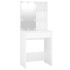 Tocador con LED y 2 armarios madera contrachapada