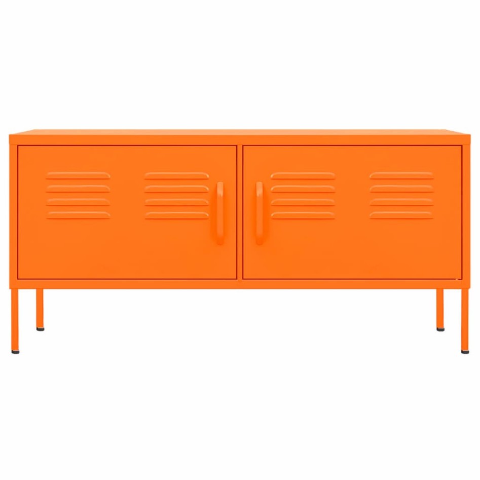 Mueble para TV de acero naranja 105x35x50