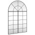 Espejo de pared arco de hierro negro 100x150