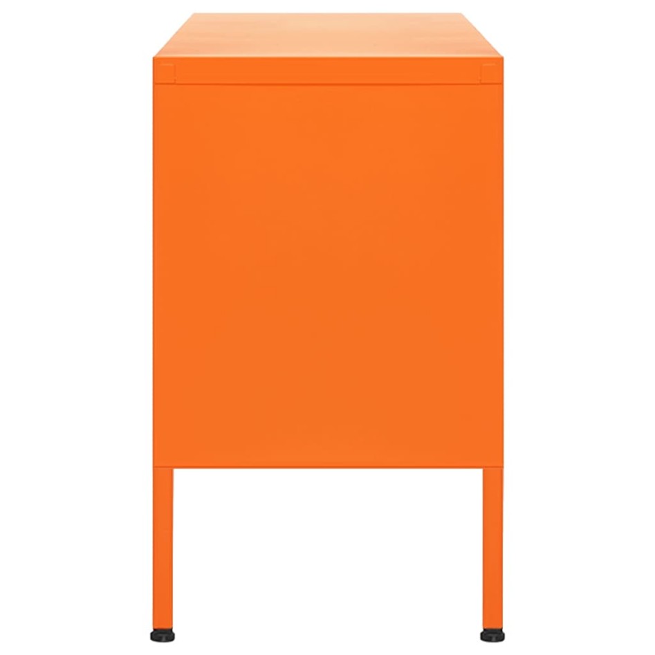 Mueble para TV de acero naranja 105x35x50