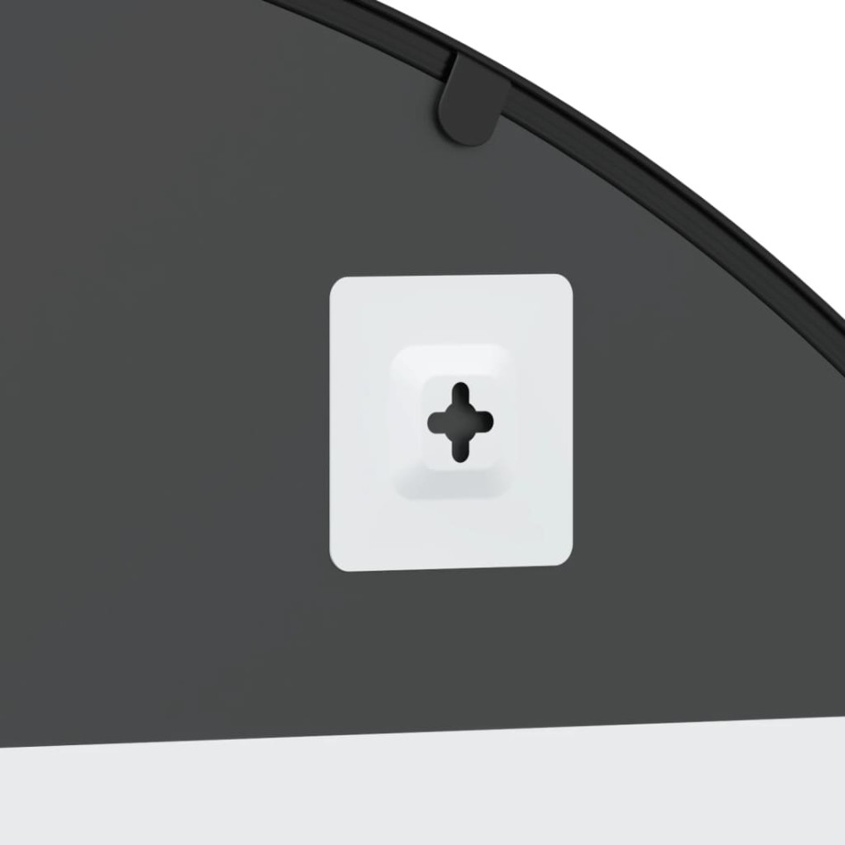 Espejo de pared arco de hierro negro 100x150