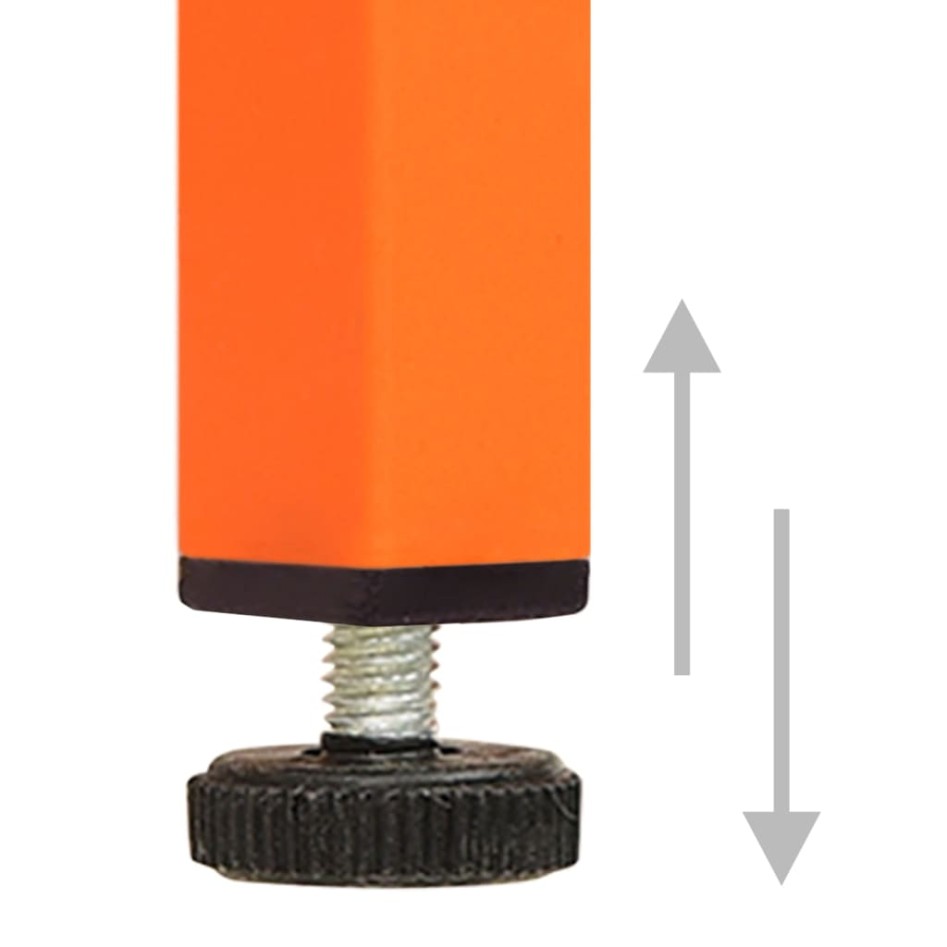 Mueble para TV de acero naranja 105x35x50