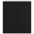 Armario archivador de acero negro 79x40x90