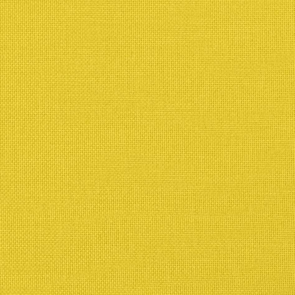 Sofá de 2 plazas de tela amarillo claro 140