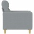 Sillón de tela gris claro 60