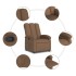 Sillón reclinable de tela
