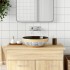 Lavabo sobre encimera redondo cerámica multicolor Φ41x14