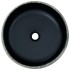 Lavabo sobre encimera redondo cerámica negro y gris Φ41x14