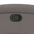 Sillón reclinable de tela gris