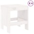 Juego de comedor de jardín 5 piezas madera maciza pino