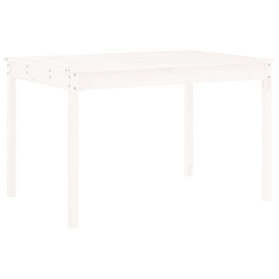 Juego de comedor de jardín 5 piezas madera maciza pino