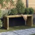 Banco jardín extensible madera impregnada pino 212,5x40,5x45
