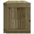 Banco jardín extensible madera impregnada pino 212,5x40,5x45