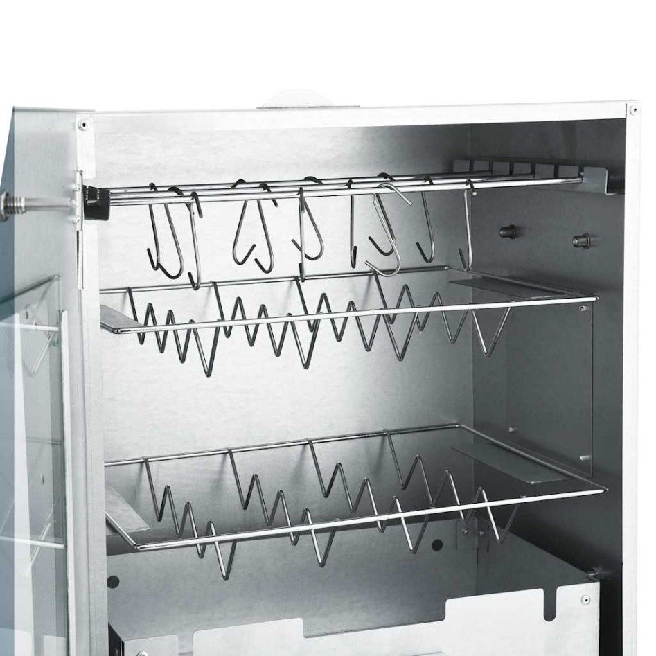 Horno ahumador de BBQ con generador humo frío acero