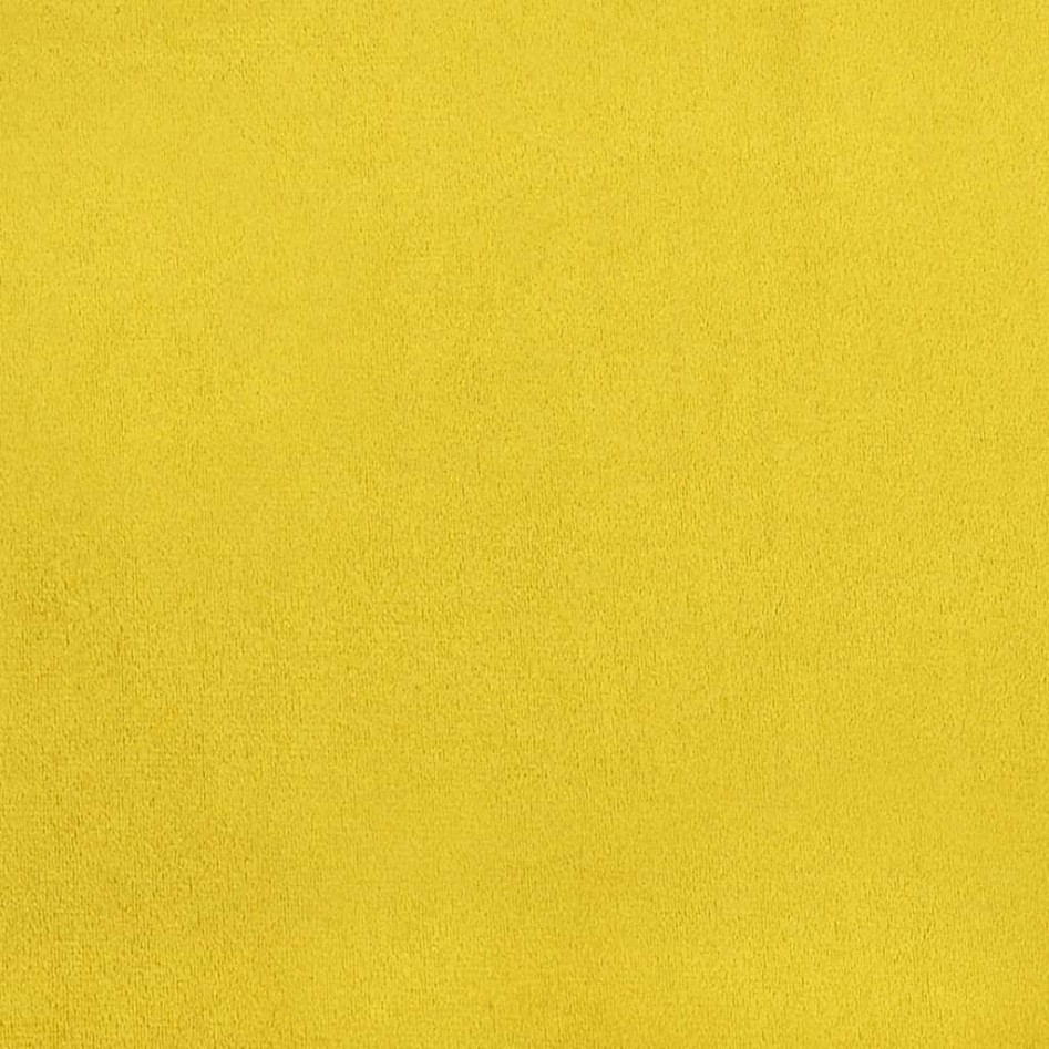 Sillas de comedor 4 uds terciopelo amarillo