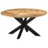 Mesa de comedor madera maciza de mango sin tratar Ø150x76