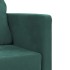 Sofá cama de suelo 2 en 1 terciopelo verde oscuro 122x204x55