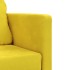 Sofá cama suelo 2 en 1 terciopelo amarillo oscuro 122x204x55