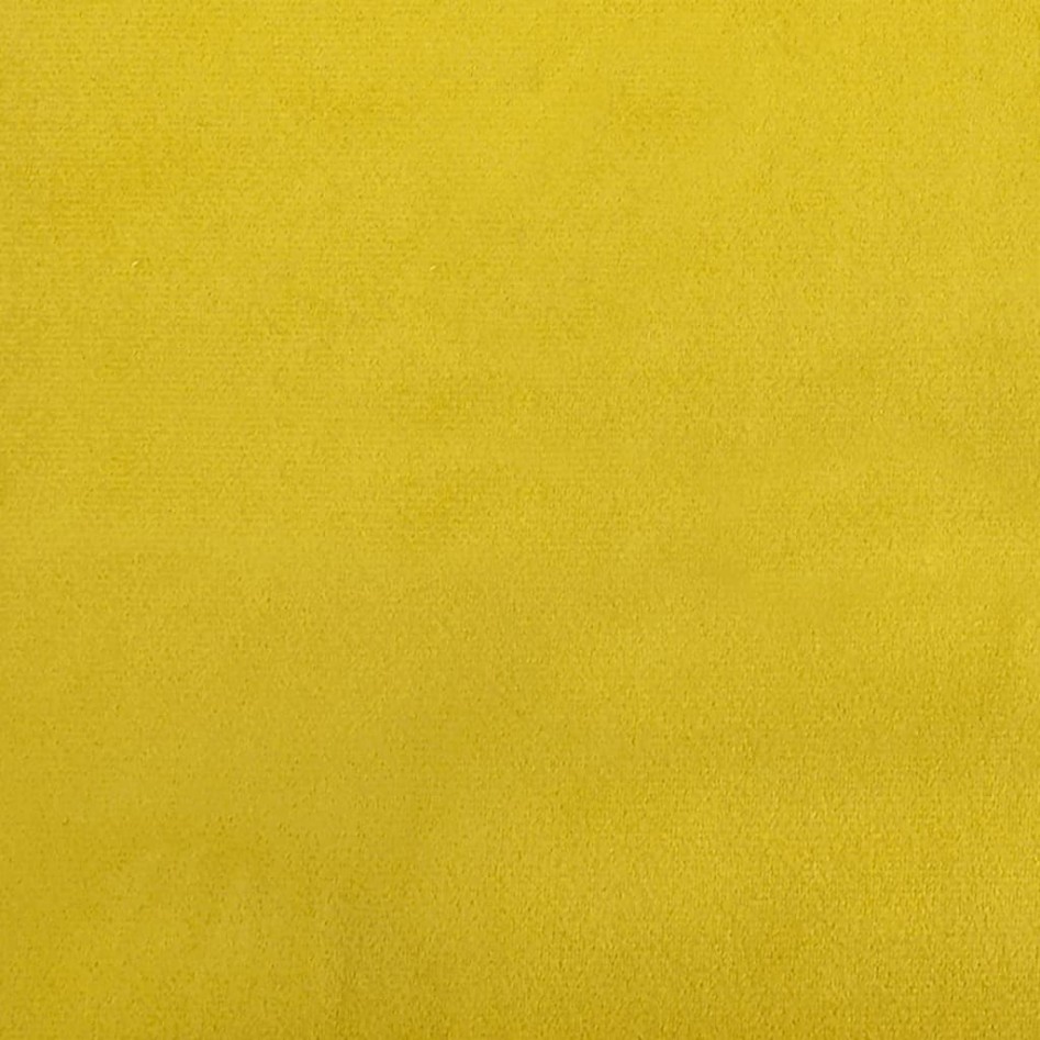 Sofá cama suelo 2 en 1 terciopelo amarillo oscuro 122x204x55