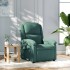 Sillón reclinable de terciopelo verde