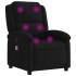 Sillón de masaje reclinable de terciopelo