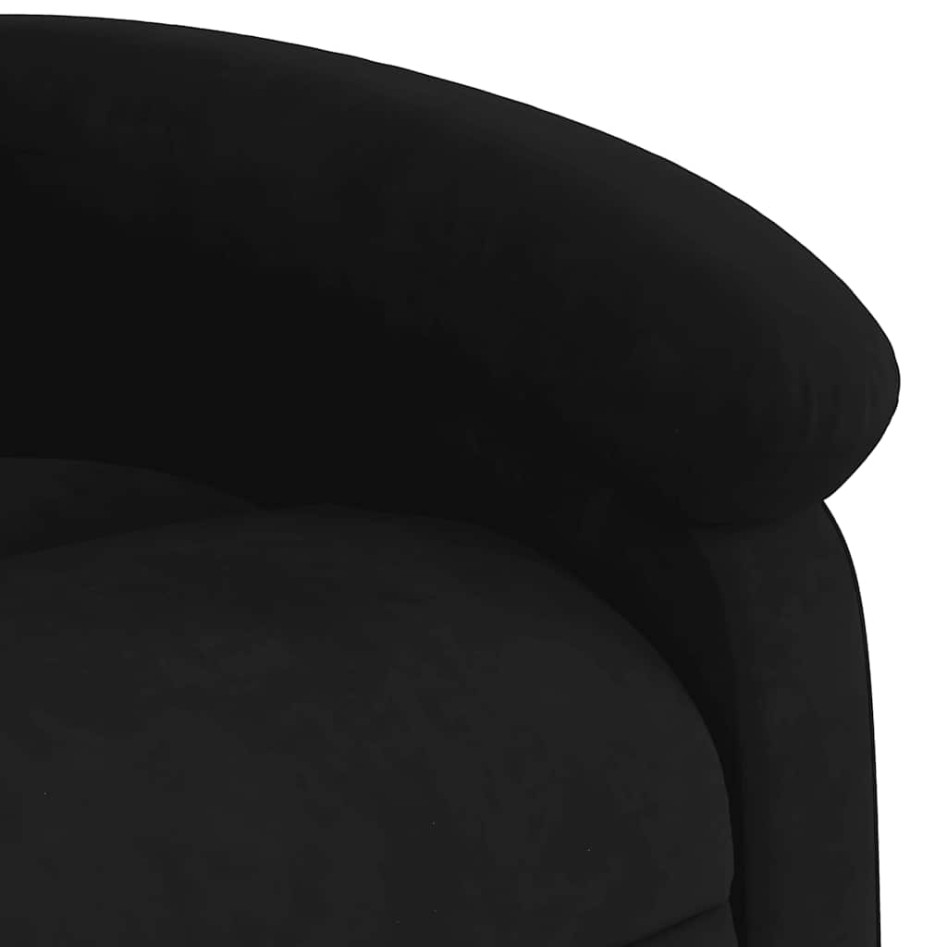 Sillón de masaje reclinable de terciopelo