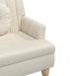 Banco con cojines lino 113x64,5x75,5
