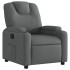 Sillón reclinable de tela gris