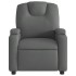 Sillón reclinable de tela gris