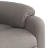 Sillón reclinable de tela gris