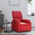 Sillón reclinable de cuero sintético
