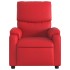 Sillón reclinable de cuero sintético