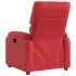 Sillón reclinable de cuero sintético