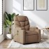 Sillón reclinable con masaje de tela