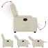 Sillón reclinable de cuero sintético
