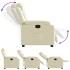 Sillón reclinable de cuero sintético