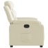 Sillón reclinable de cuero sintético