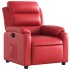 Sillón reclinable de cuero sintético