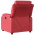 Sillón reclinable de cuero sintético