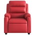 Sillón reclinable de cuero sintético