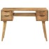 Escritorio con cajones madera maciza de mango 110x47x76